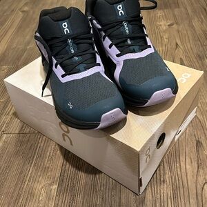 Size 11 mens on M Cloudrunner Waterproof running shoes.